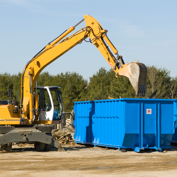 how does a residential dumpster rental service work in Bunch OK